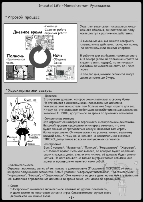 Обложка игры Imouto!? Life ~Monochrome~ [inusuku]